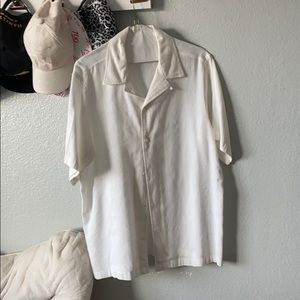 white Button up shirt